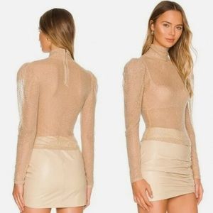 FOR LOVE & LEMONS Kiara Turtleneck Top